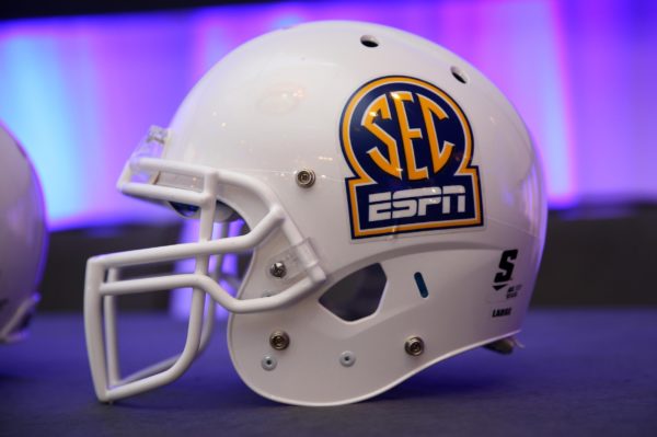 SEC Helmet - Photo: Jason Getz-USA TODAY Sports